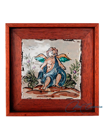 Cuadro de Cerámica Querubín