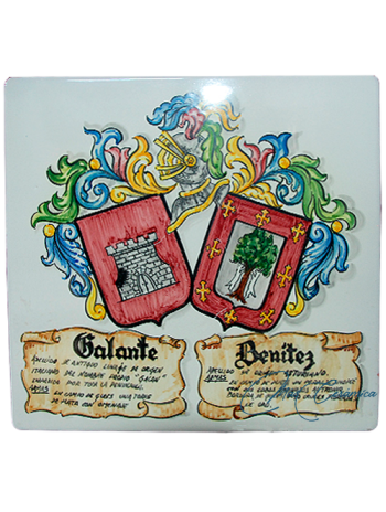 Placa Cerámica "Heráldica"