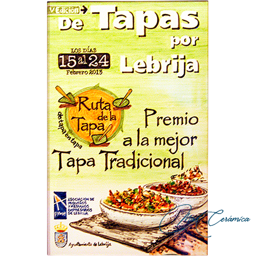 Placa Cerámica "Premios" Placa Cerámica "Premios"