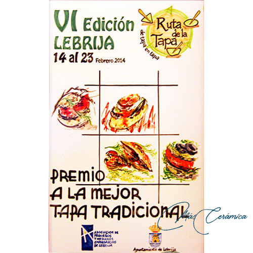Placa Cerámica "Premios Ruta" Placa Cerámica "Premios Ruta"