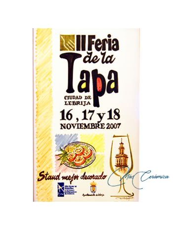 Placa Cerámica "Premios Ruta de la Tapa"