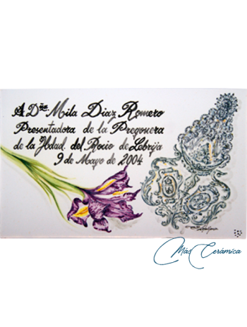 Placa Cerámica "Medalla"