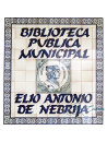 Rótulo Cerámico "Biblioteca"