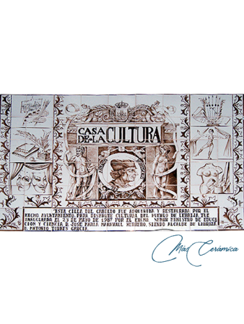 Rótulo Cerámico "Cultura"