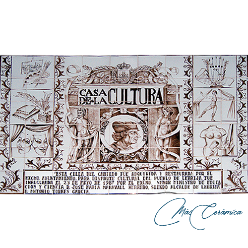 Rótulo Cerámico "Cultura" Rótulo Cerámico "Cultura"