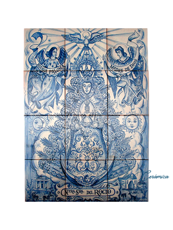 Mural Cerámico "Virgen del Rocío"