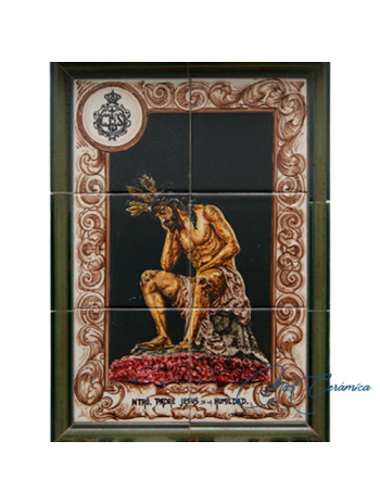 Mural Cerámico "Jesús de la Humildad" Pequeño