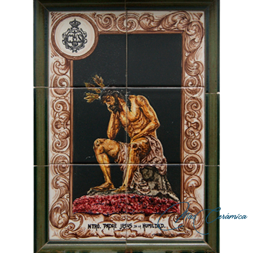 Mural Cerámico "Jesús de la Humildad" Pequeño Mural Cerámico "Jesús de la Humildad" Pequeño