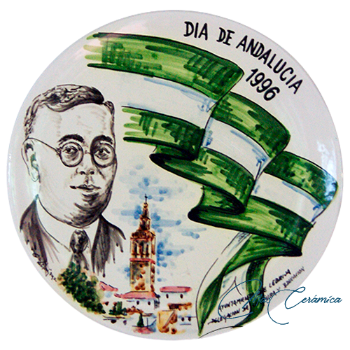 Plato de Cerámica Día de Andalucía – Homenaje a Blas Infante | MásCerámica Plato de Cerámica Día de Andalucía – Homenaje a Blas Infante | MásCerámica