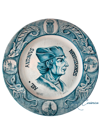 Plato de cerámica "Elio Antonio de Nebrija"