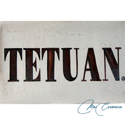 Rótulo Cerámico "Tetuán" Rótulo Cerámico "Tetuán"
