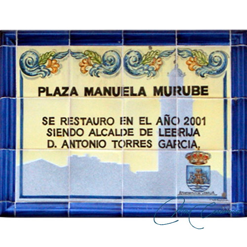 Rótulo Cerámico "Plaza Manuela" Rótulo Cerámico "Plaza Manuela"