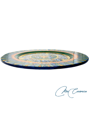 Plato de Cerámica Renacimiento Donatello – Decoración Talavera pintada a mano