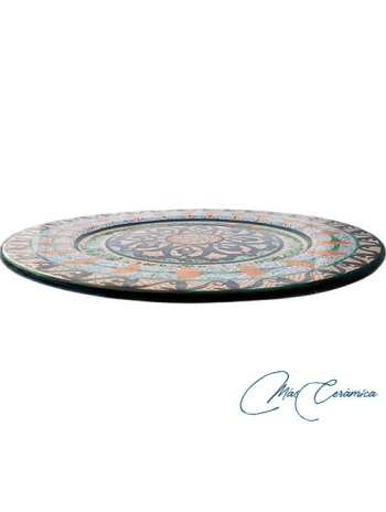 Plato de Cerámica Árabe Ataíf or – Decorativo y Funcional