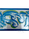 Azulejo Artesanal Velázquez Azul – Cerámica pintada a mano | MásCerámica
