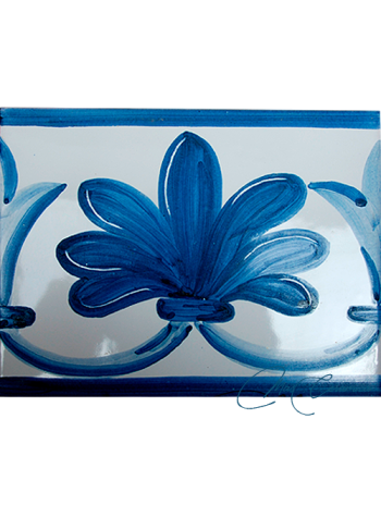 Azulejo Artesanal "Centaura" – Cerámica pintada a mano | MásCerámica