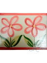Azulejo Artesanal "Margaritas" – Cerámica pintada a mano | MásCerámica