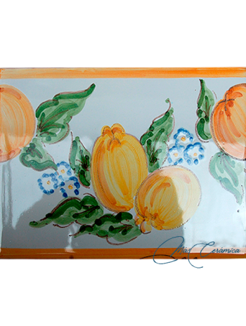 Azulejo Artesanal "Frutas" – Cerámica pintada a mano | MásCerámica