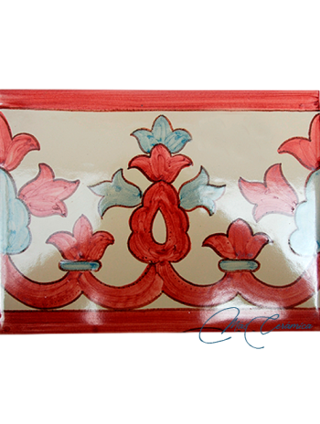 Azulejo Artesanal “Majuelo” – Cerámica pintada a mano | MásCerámica