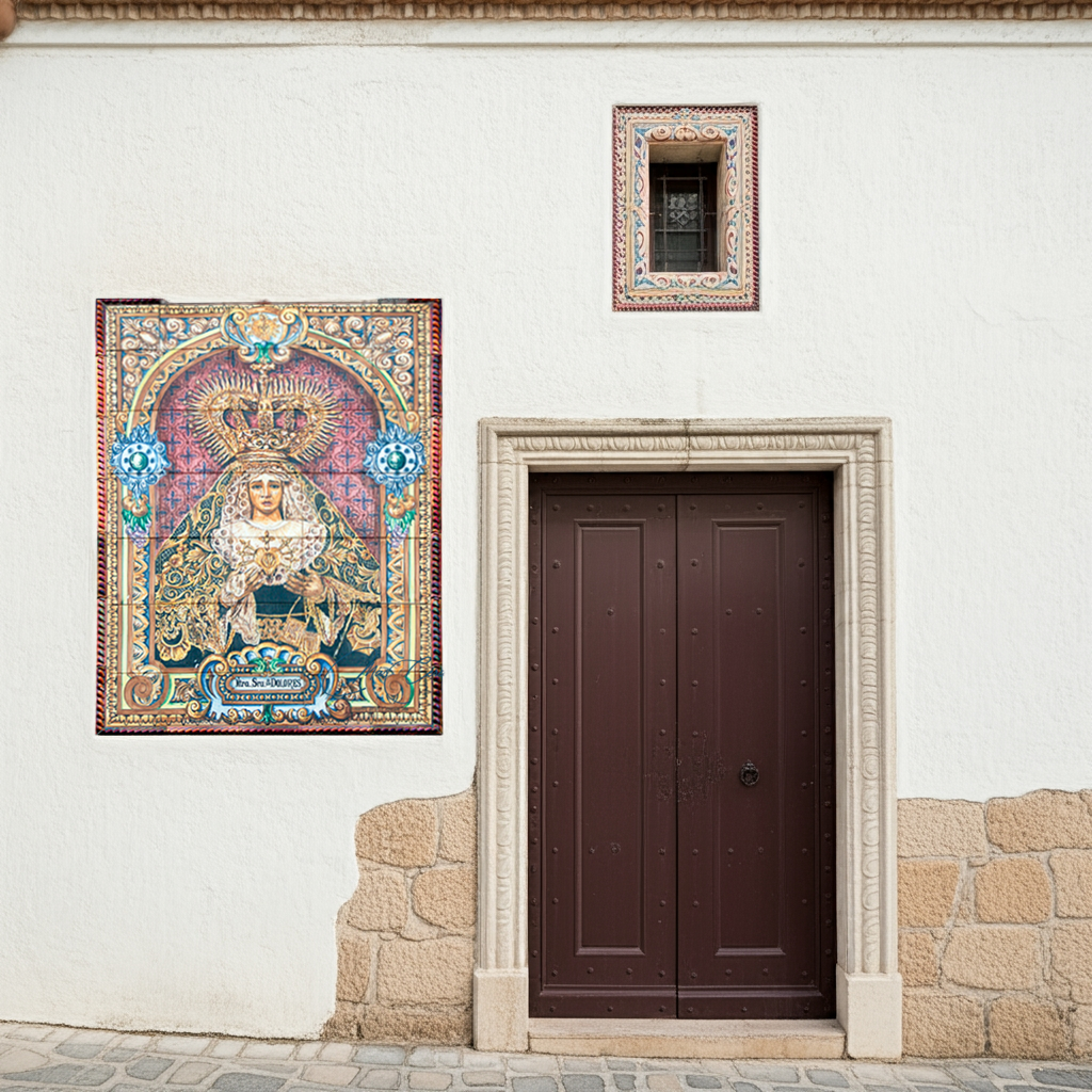 Mural cerámico Nuestra Señora de los Dolores