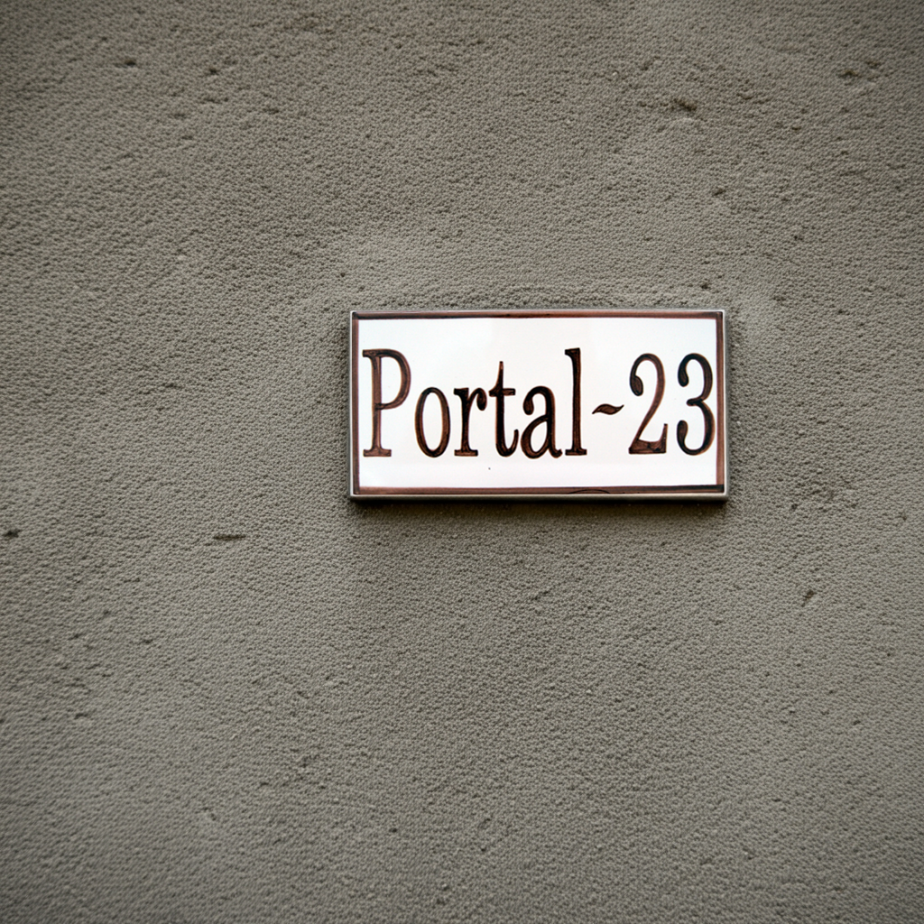 Placa cerámica Portal